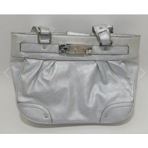 Chaps Silver Purse Two Inside Pockets